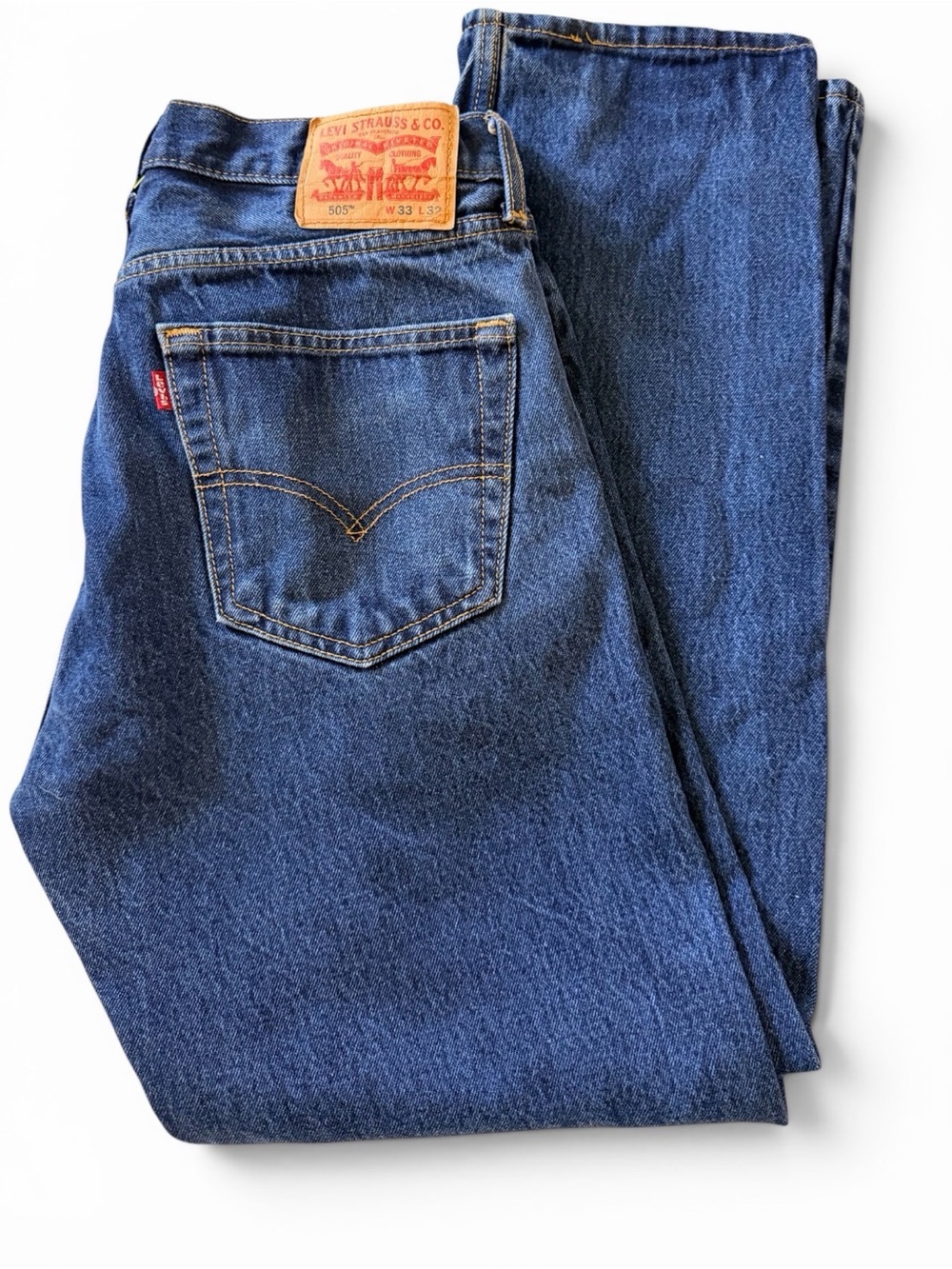 Levi's Men's 505 Blue Denim jeans 33/32
